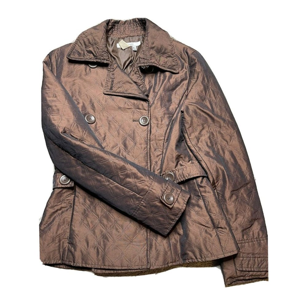 Zara Basic Down Puffer Coat Jacket Full Zip Women… - image 1